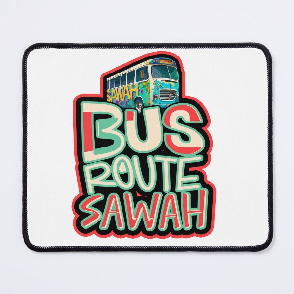 Item preview, "Bus Route Sawah Commuter Design: Navigate Style with Every Stop" designed and sold by BRIAN  PIERRE-ALEXANDER.