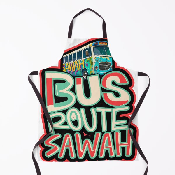 Item preview, "Bus Route Sawah Commuter Design: Navigate Style with Every Stop" designed and sold by BRIAN PIERRE-ALEXANDER.