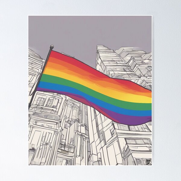 Pride Flag Progress Poster