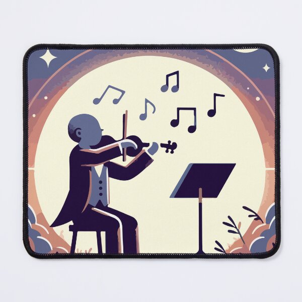 Item preview, Twilight Serenade: The Violinist's Moonlit Melody designed and sold by OniumEth.