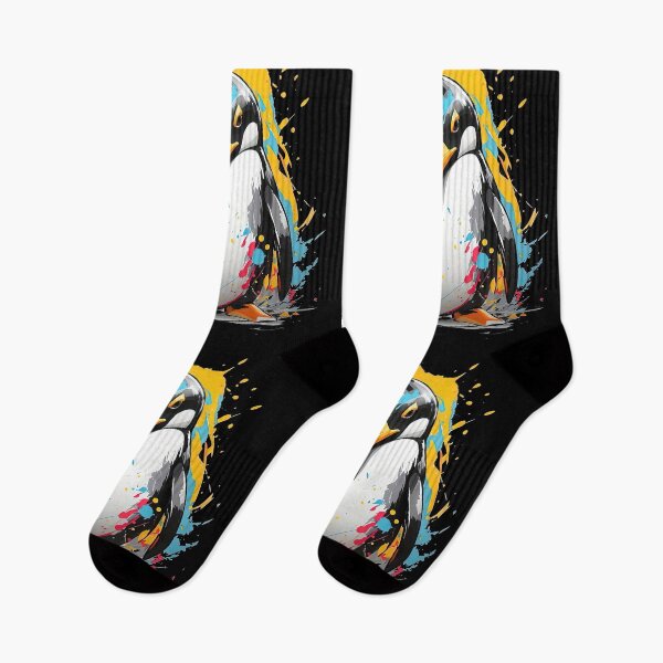 Item preview, Cute Colorful Penguin in Graffiti Style designed and sold by MindSmith.