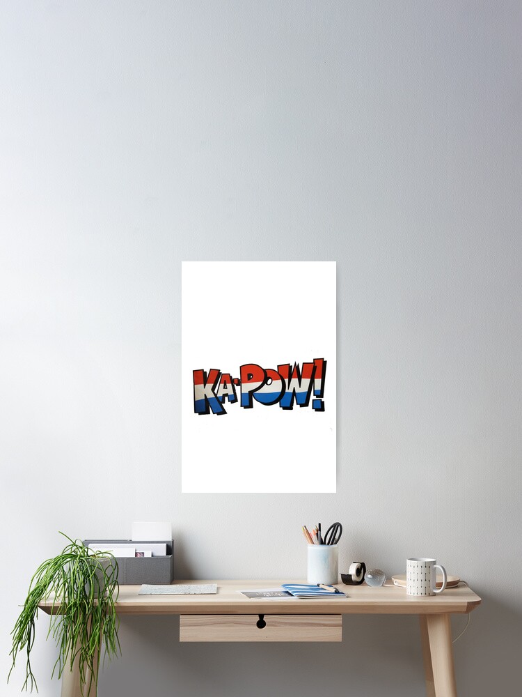 Thumbnail 2 of 3, Poster, Ka-Pow! designed and sold by HeadacheMachine.