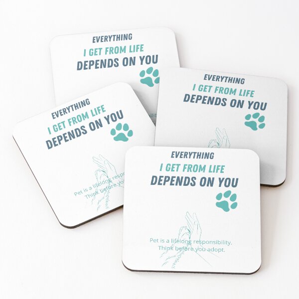 Item preview, Pet for life - owning a dog is a lifelong responsibility. Think before you adopt. designed and sold by zanifun.