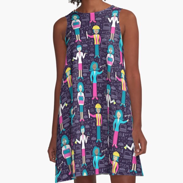 Sisterhood of STEM A-Line Dress