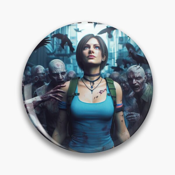 Artikelvorschau, Jill Valentine gegen Zombies entworfen und verkauft von mr-jerichotv.