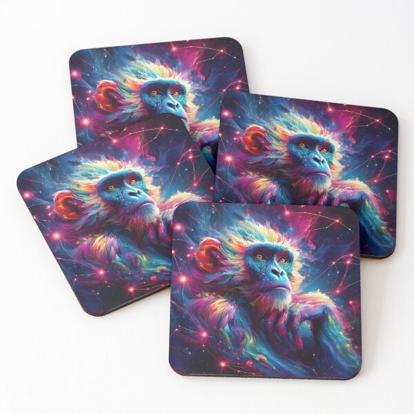 Item preview, Astral Constellations: Neon Monkey designed and sold by javaoverride.