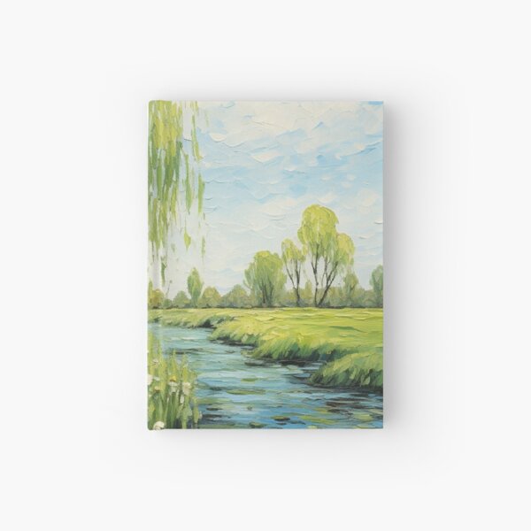 Item preview, Willow trees Summer Water Clouds designed and sold by Hartbecke.