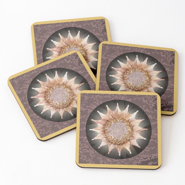 Artikelvorschau, Blumendesign aus Spitze und staubigen Roségoldfarben von Iritof entworfen und verkauft von iritof.