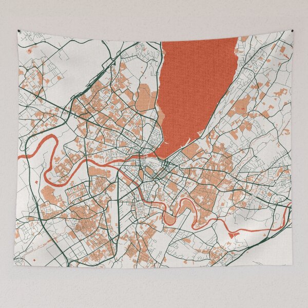 Item preview, Geneva City Map of Switzerland  - Bohemian designed and sold by deMAP.