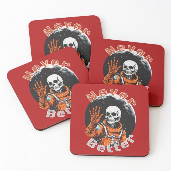 Item preview, Never Better Skeleton Funny Halloween designed and sold by nicksvp.