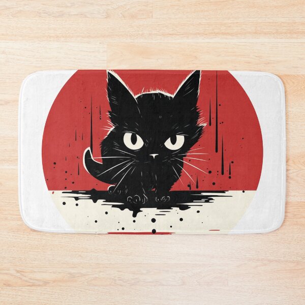 Item preview, Mysterious Midnight Cat designed and sold by TAGARTE.
