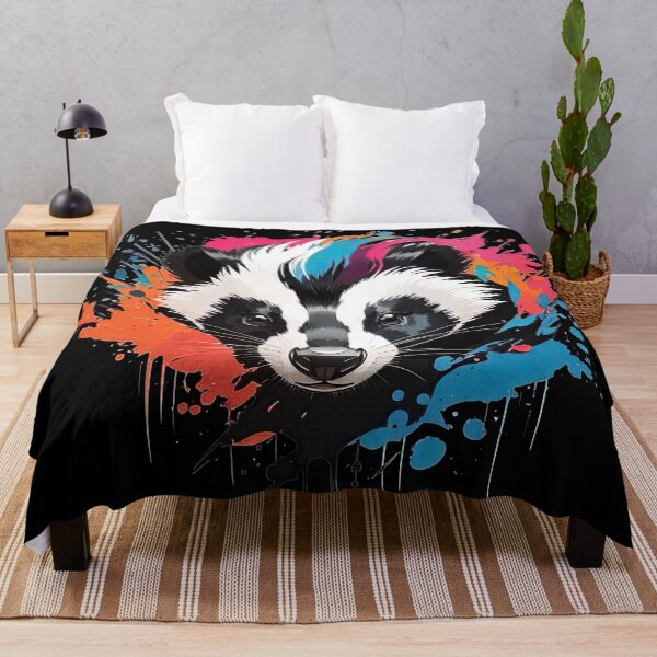 Item preview, Cute Colorful Skunk in Graffiti Style designed and sold by MindSmith.