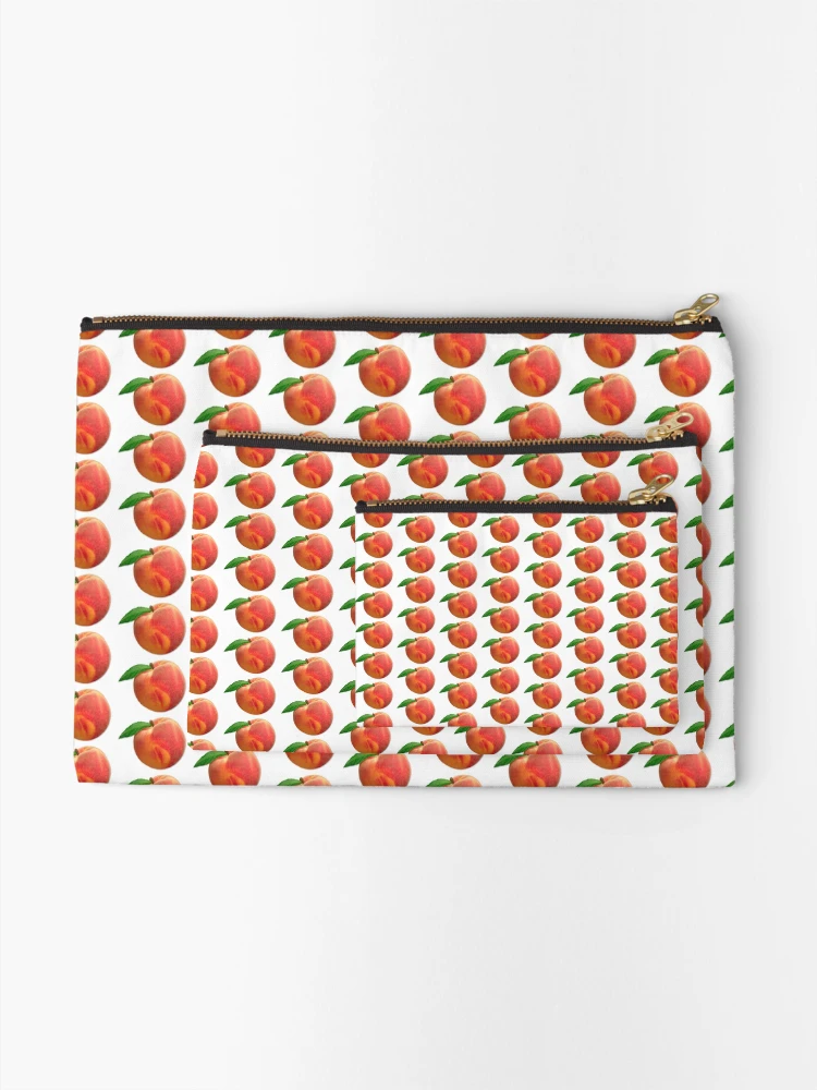 Thumbnail 2 of 4, Zipper Pouch, Peach designed and sold by Rosedumpling.