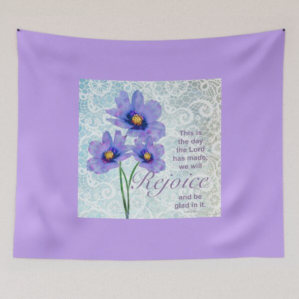 Item preview, Rejoice In The Day Bible Verse Christian Art designed and sold by Sharon Cummings Art.
