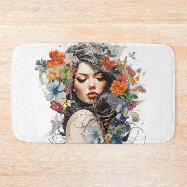 Item preview, a woman and flower designed and sold by KandaShopTH.