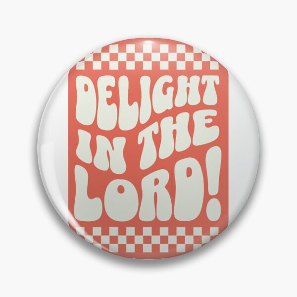 Item preview, Godly Sayings - Delight in the Lord (Cream, Orange) designed and sold by That-Good-News.