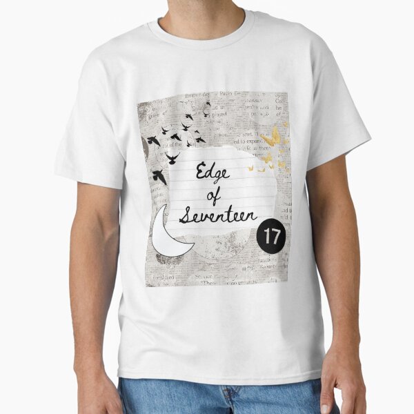 Edge of Seventeen by Stevie Nicks Lyric Print Classic T-Shirt