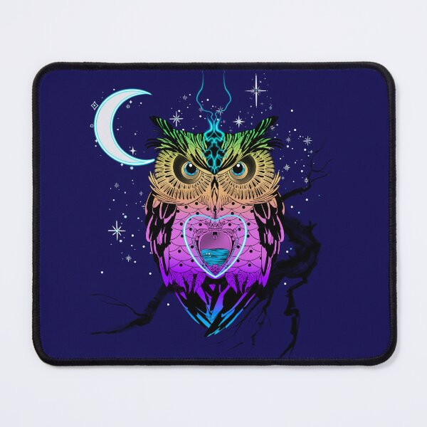 Item preview, Neotraditional magical owl designed and sold by Blacklinesw9.