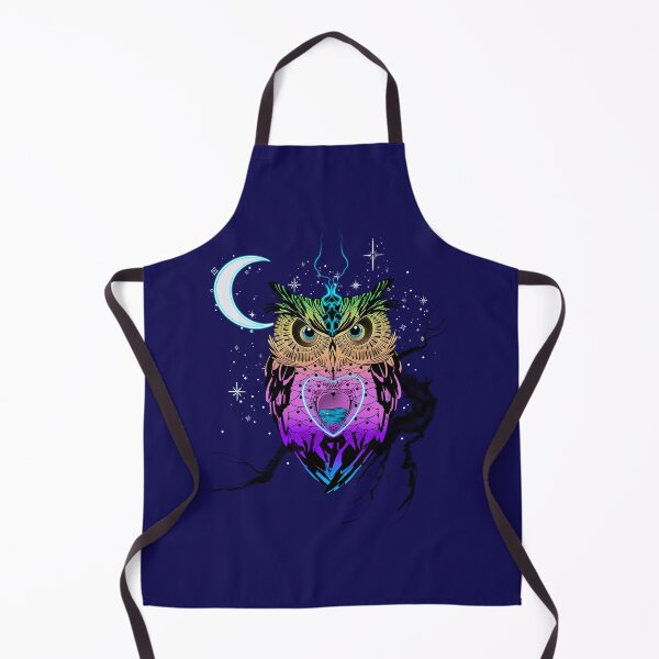 Item preview, Neotraditional magical owl designed and sold by Blacklinesw9.