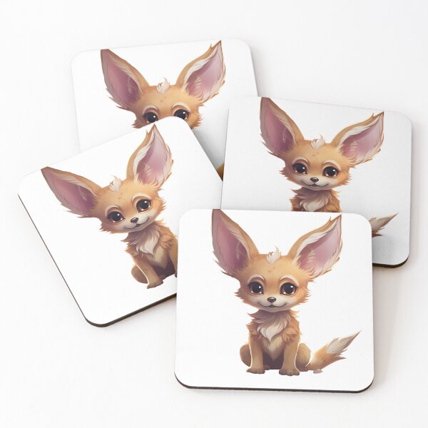 Item preview, Adorable Fennec Fox, Kawaii Desert Fox designed and sold by WickedFairySt.