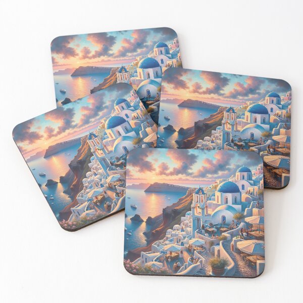 Item preview, Santorini - AI art designed and sold by Oilix.