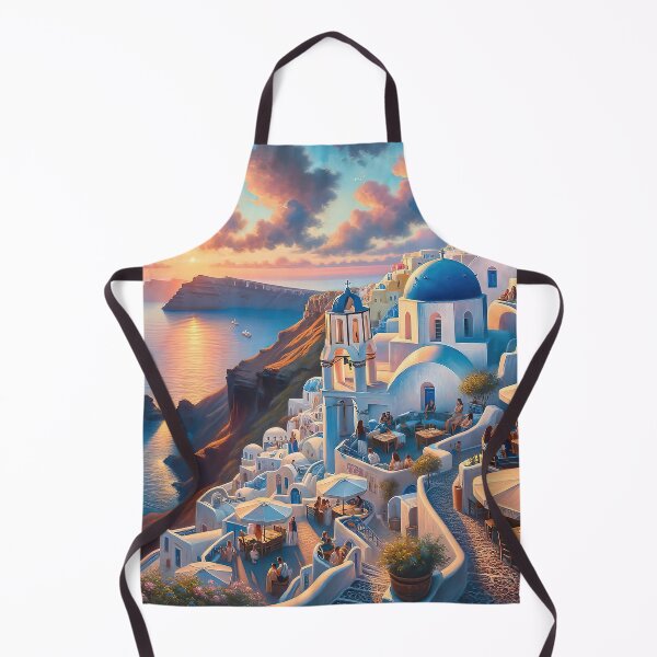 Item preview, Santorini - AI art designed and sold by Oilix.