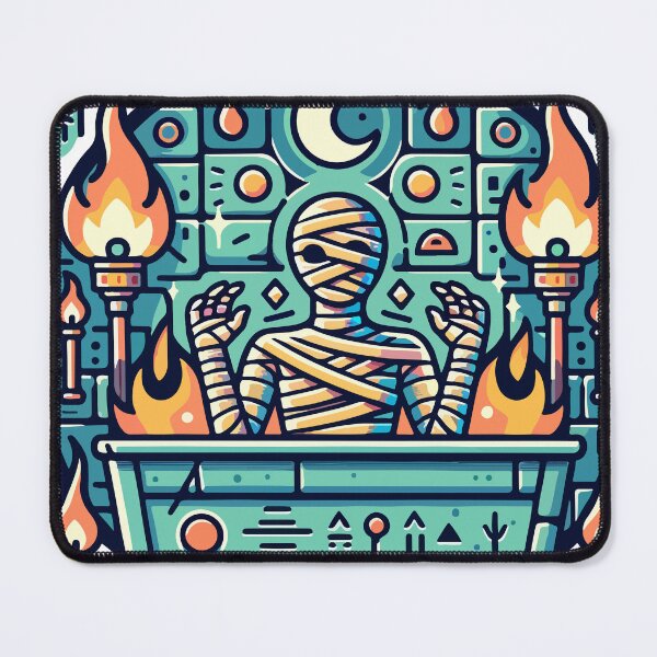 Item preview, Mystical Mummy Ritual Under Moonlight designed and sold by OniumEth.