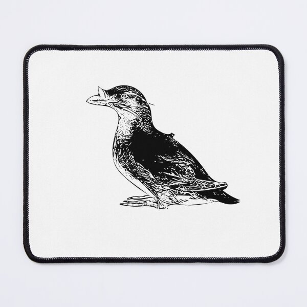 Item preview, Rhinoceros Aucklet Black Design  designed and sold by designsasstultd.