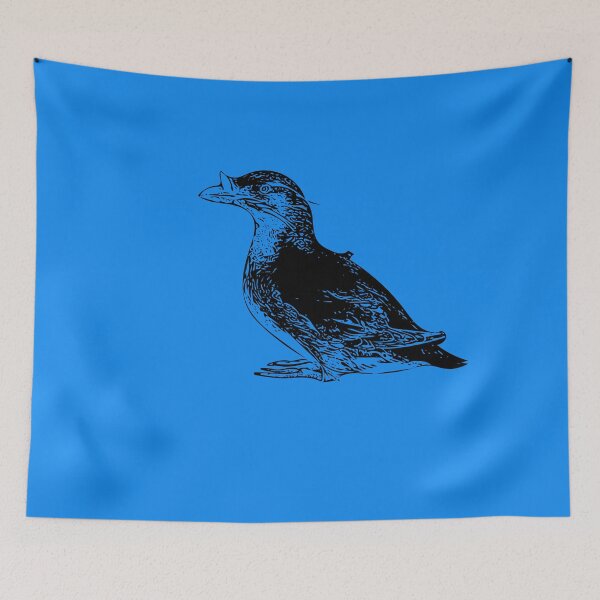 Item preview, Rhinoceros Aucklet Black Design  designed and sold by designsasstultd.
