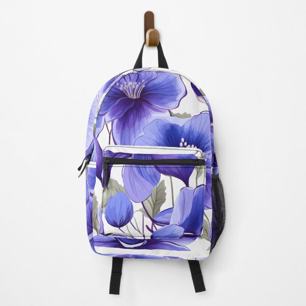 Item preview, Illinois Common Blue Violet State Flower Design Pattern designed and sold by Lumora.Studio.