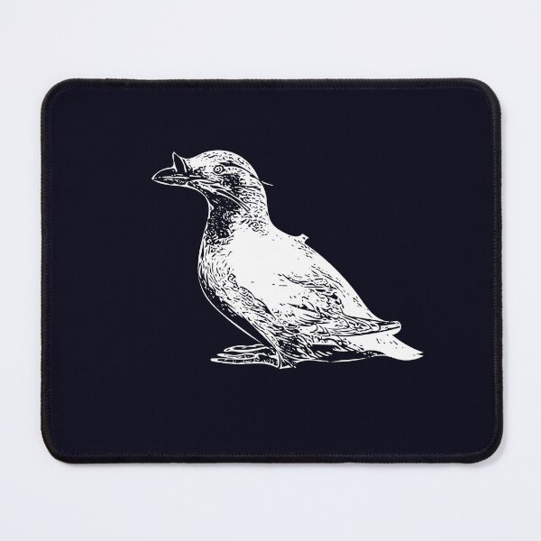Item preview, Rhinoceros Aucklet White Alternate Design  designed and sold by designsasstultd.