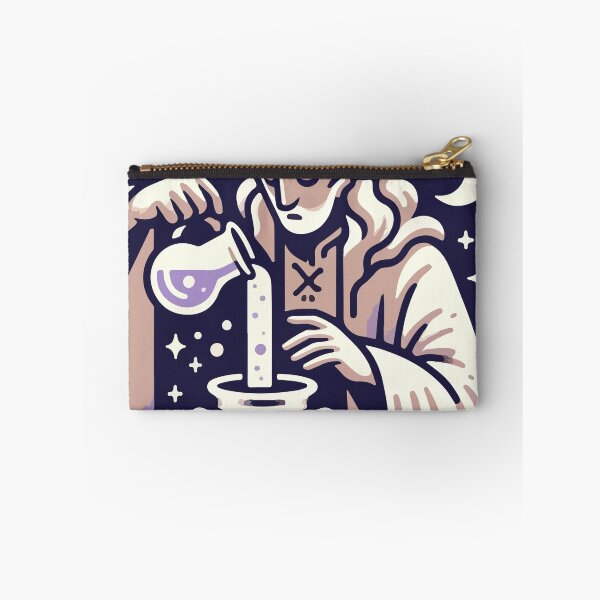 Item preview, Alchemist Pouring Potion Under Celestial Night designed and sold by OniumEth.