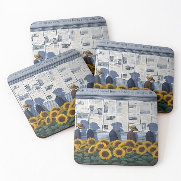 Item preview, Vintage Sunflowers Moon Shadows designed and sold by AdemadMorf.