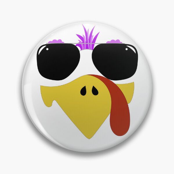 Item preview, Turkey with purple hair & sunglasses designed and sold by Fancyc.