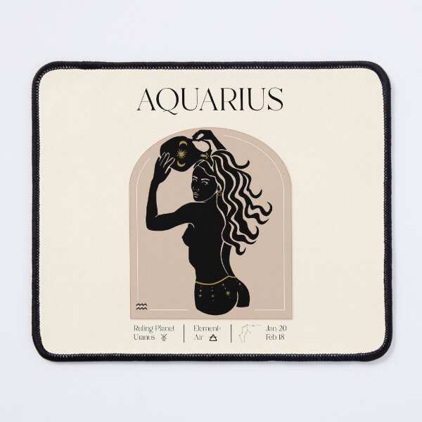 Item preview, Aquarius Zodiac Sign with Astrological Informations designed and sold by dk-design85.