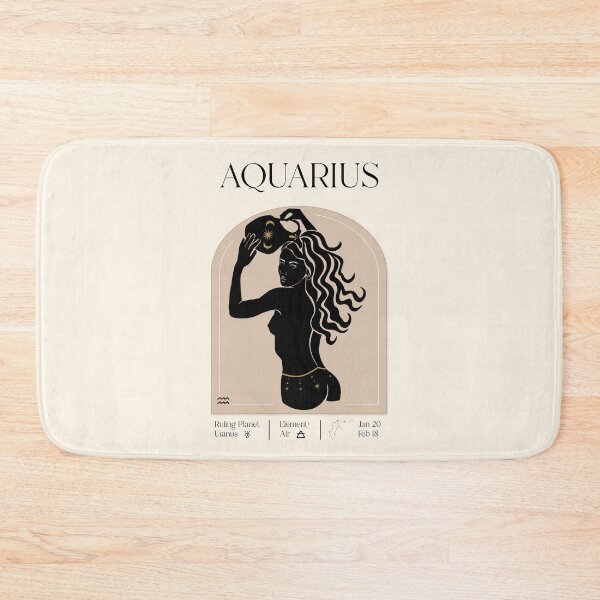 Item preview, Aquarius Zodiac Sign with Astrological Informations designed and sold by dk-design85.