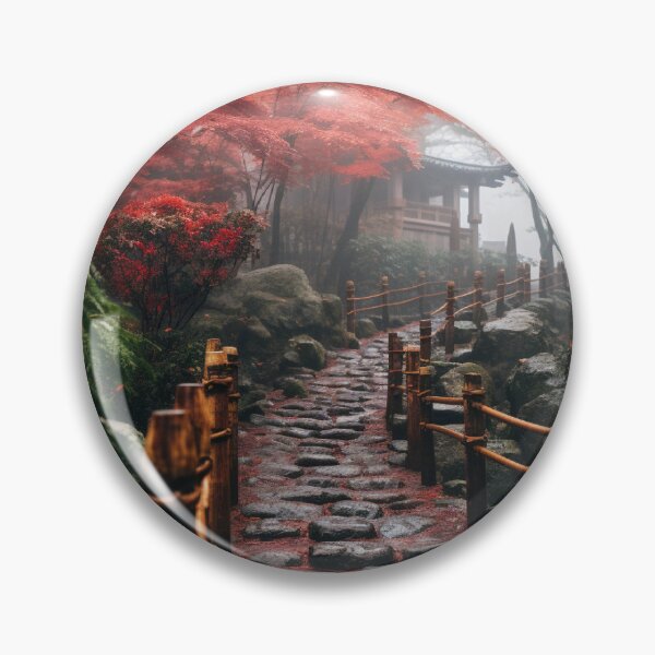 Item preview, Japanese Building Stone Path Fall Colors designed and sold by Hartbecke.