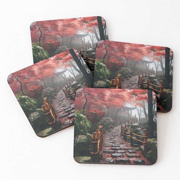 Item preview, Japanese Building Stone Path Fall Colors designed and sold by Hartbecke.