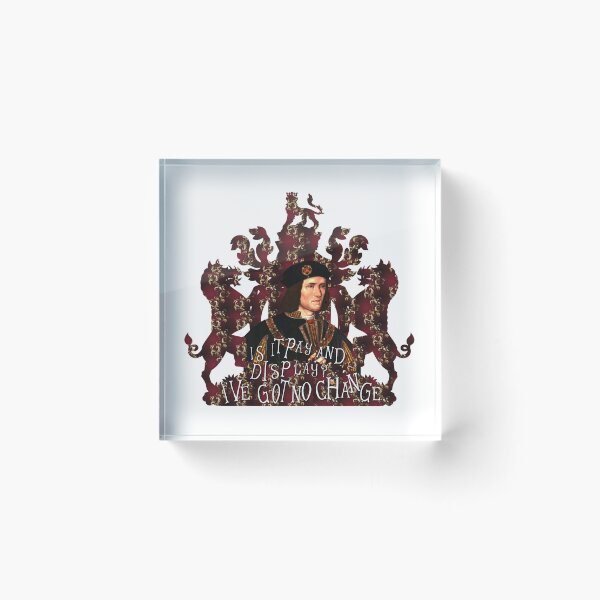 Item preview, Richard III - Is it Pay and Display?_Burgundy Plantagenet Coat of Arms version! designed and sold by stuinflipflops.