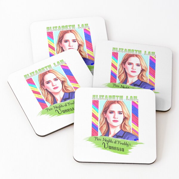 Item preview, five nights at freddy's movie 2023 Elizabeth Lail as Vanessa graphic design designed and sold by ironpalette.