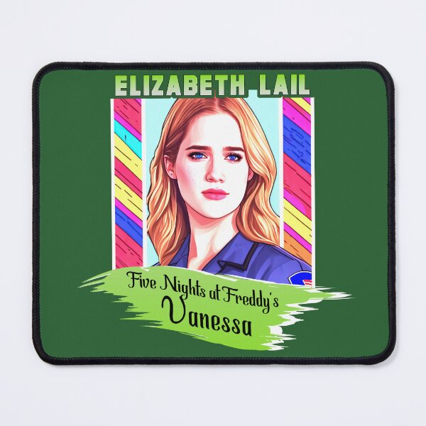 Item preview, five nights at freddy's movie 2023 Elizabeth Lail as Vanessa graphic design designed and sold by ironpalette.