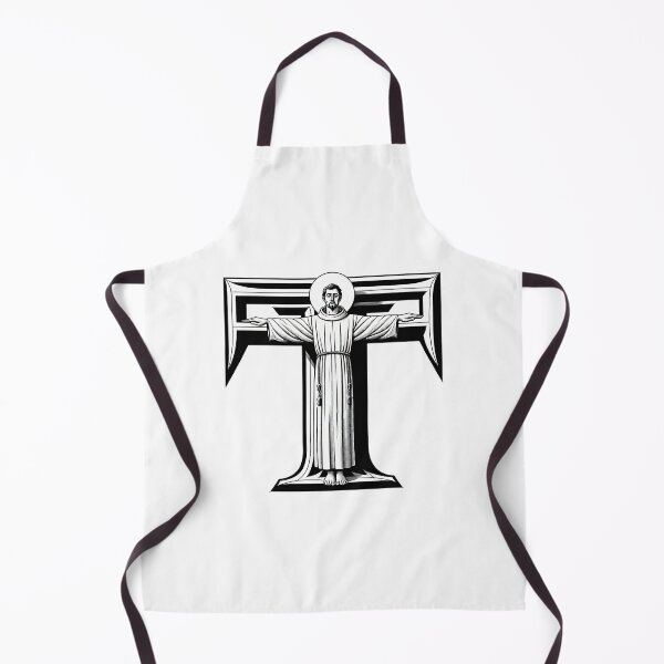 Item preview, AI Saint Francis of Assisi as a Franciscan Tau Expressionist Effect 1 designed and sold by Artist4God.