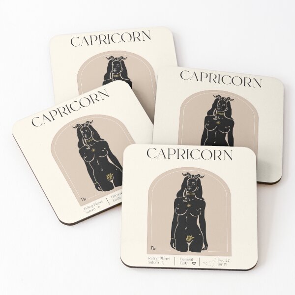 Item preview, Capricorn Zodiac Sign with Astrological Informations designed and sold by dk-design85.