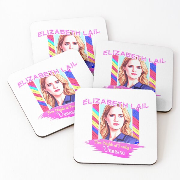 Item preview, five nights at freddy's movie 2023 Elizabeth Lail as Vanessa graphic design designed and sold by ironpalette.