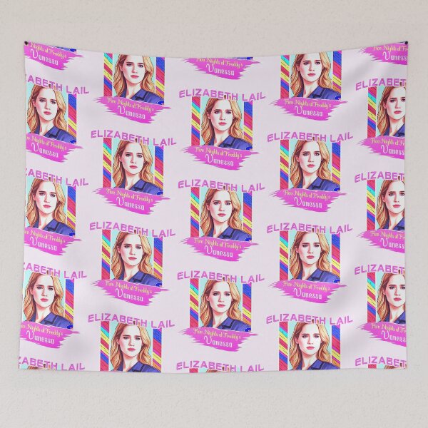 Item preview, five nights at freddy's movie 2023 Elizabeth Lail as Vanessa graphic design designed and sold by ironpalette.
