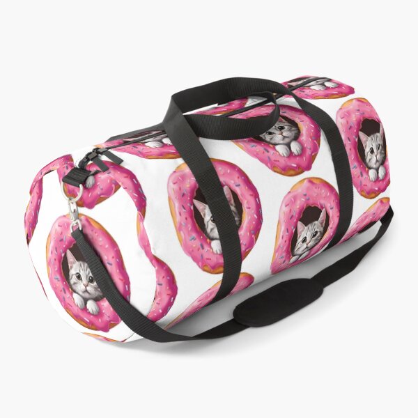 Item preview, Cute Cat Looking Through Pink Donut designed and sold by silviaol.