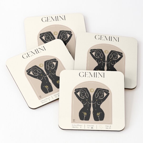 Item preview, Gemini Zodiac Sign with Astrological Informations designed and sold by dk-design85.