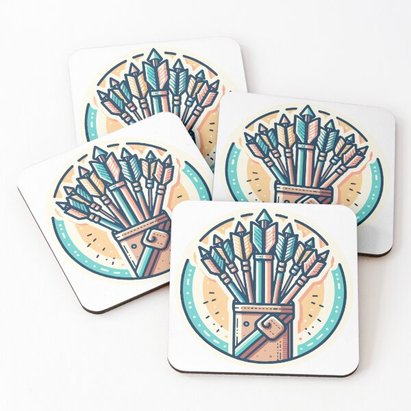Item preview, Colorful Bohemian Arrows in Decorative Quiver designed and sold by OniumEth.