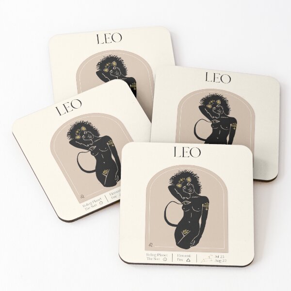 Item preview, Leo Zodiac Sign with Astrological Informations designed and sold by dk-design85.