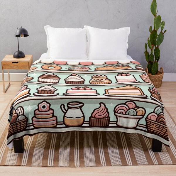 Item preview, Delicious Bakery Showcase with Assorted Pastries and Cakes designed and sold by OniumEth.